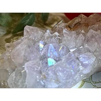 天からの祝福✨　アナンダライト　水晶　レインボークォーツ　原石　クラスター 天からの祝福✨ アナンダライト 水晶 レインボークォーツ 原石